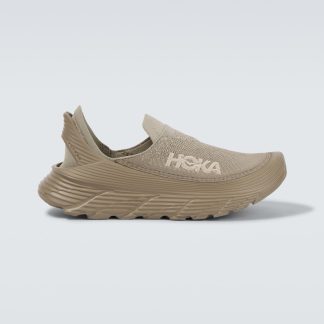 mode luxe Hoka One One Restore TC slip-on sneakers beige