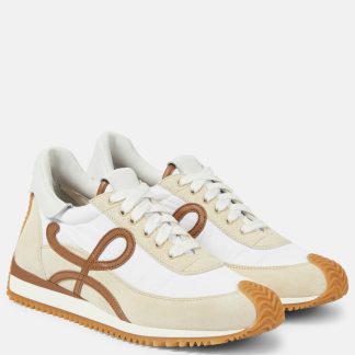 mode luxe Loewe Baskets Flow Runner en daim beige