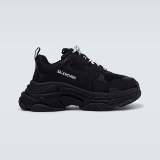 réplique de designer Balenciaga Baskets Triple S noires