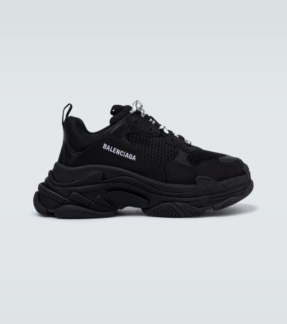 réplique de designer Balenciaga Baskets Triple S noires