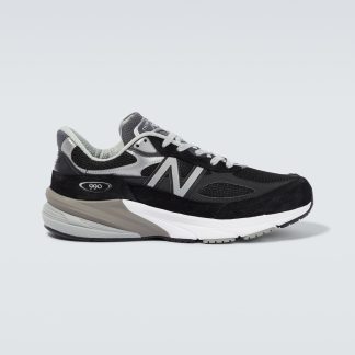 réplique de designer New Balance Baskets basses en daim 990v6 noir