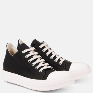 réplique de designer Rick Owens DRKSHDW Baskets en denim vintage noires