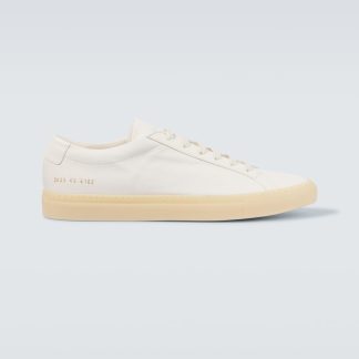 réplique de luxe Common Projects Baskets Achilles en cuir blanc