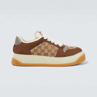 réplique de luxe Gucci Baskets GG de Screener marron