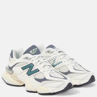 réplique de luxe New Balance 9060 baskets en cuir blanc