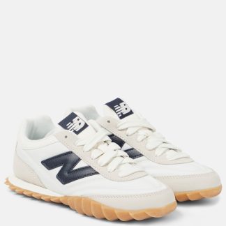 réplique de luxe New Balance Baskets RC30 en daim blanc