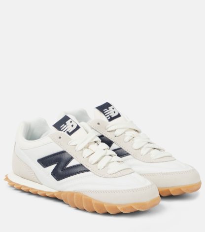 réplique de luxe New Balance Baskets RC30 en daim blanc