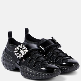 réplique de luxe Roger Vivier Baskets embellies Viv' Run noires