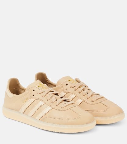 vente chaude designer Adidas Baskets en cuir Samba Decon beige