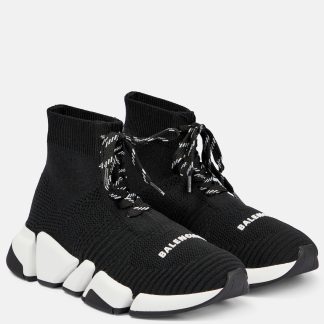 vente chaude designer Balenciaga Baskets Speed 2.0 noires