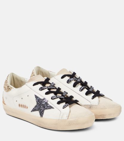 vente chaude designer Golden Goose Baskets Super-Star en cuir blanc