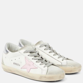 vente chaude designer Golden Goose Baskets Super-Star en cuir blanc