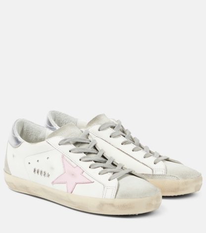 vente chaude designer Golden Goose Baskets Super-Star en cuir blanc