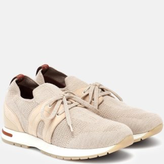 vente chaude designer Loro Piana 360 Flexy Walk sneakers beige