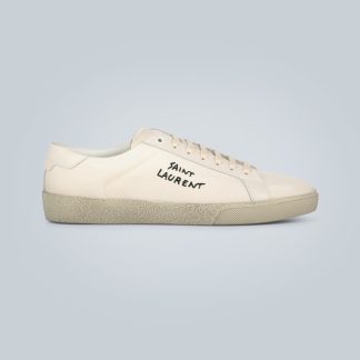 vente chaude designer Saint Laurent Baskets Court Classic SL/06 blanches