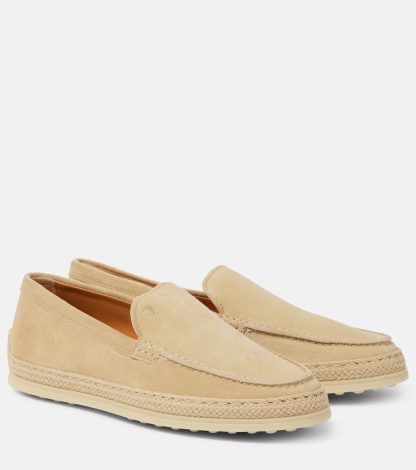 vente chaude designer Tods Espadrilles en daim beige