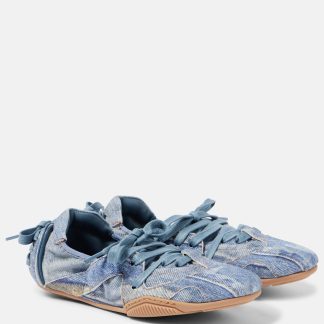 vente chaude luxe Acne Studios Baskets en jean bleu