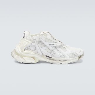 vente chaude luxe Balenciaga Baskets Runner blanches