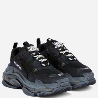 vente chaude luxe Balenciaga Baskets Triple S noires