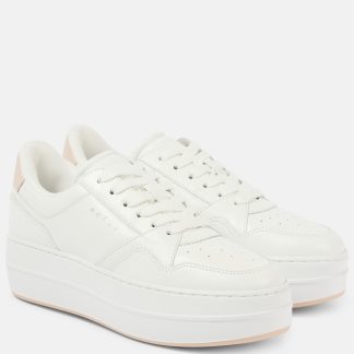 vente chaude luxe Hogan Baskets en cuir Skyscraper blanc