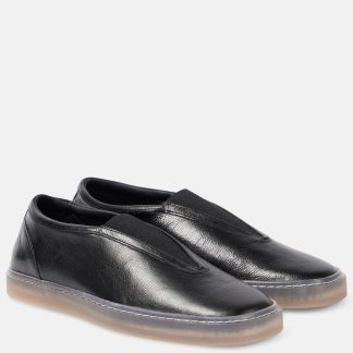 vente chaude luxe Lemaire Chaussures à enfiler en cuir noir