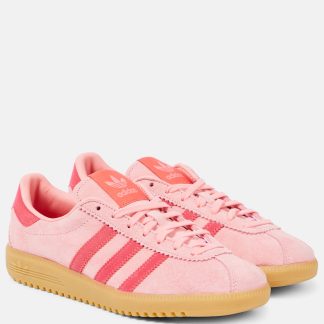 vente en gros de produits de luxe Adidas Baskets en daim Bermuda rose