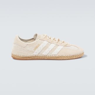 vente en gros de produits de luxe Adidas x CLOT Gazelle knitted sneakers beige