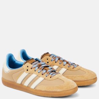 vente en gros de produits de luxe Adidas x Wales Bonner Samba baskets en cuir beige