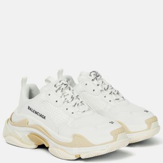 vente en gros de produits de luxe Balenciaga Baskets Triple S blanches