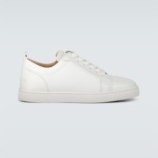 vente en gros de produits de luxe Christian Louboutin Baskets Louis Junior blanches