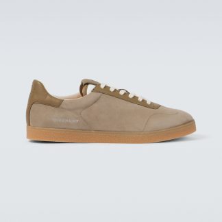 vente en gros de produits de luxe Givenchy Baskets en cuir beige