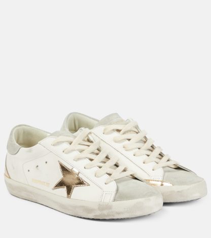 vente en gros de produits de luxe Golden Goose Baskets Super-Star en cuir blanc