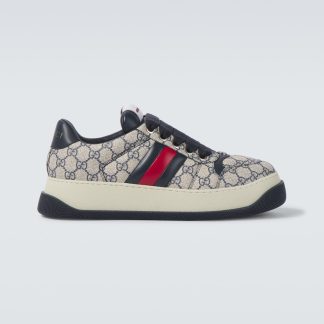 vente en gros de produits de luxe Gucci Baskets en toile GG Screener beige