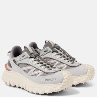 vente en gros de produits de luxe Moncler Chaussures de course Trailgrip en cuir rose