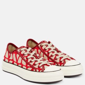 vente en gros de produits de luxe Valentino Garavani Toile Iconographe Totaloop sneakers multicolores