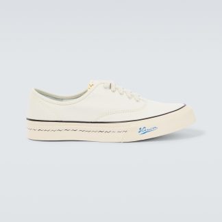 vente en gros de produits de luxe Visvim Baskets en toile Logan Deck Lo Sipe blanches